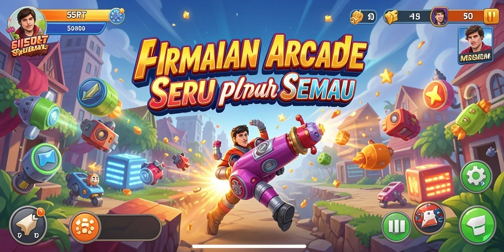 Screenshot menampilkan gameplay seru dari 55RT dalam genre Arcade.