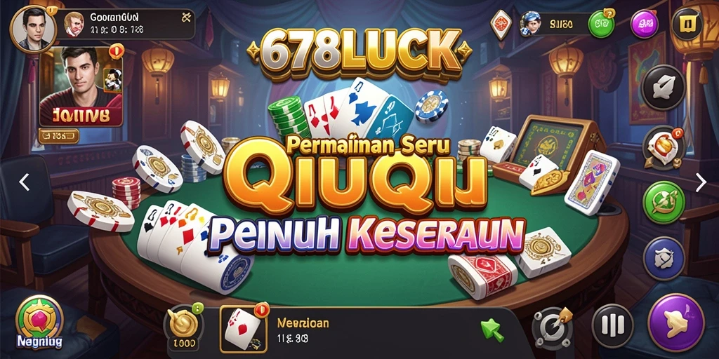 Tampilan gameplay menarik dari 678LUCK yang penuh aksi QiuQiu.
