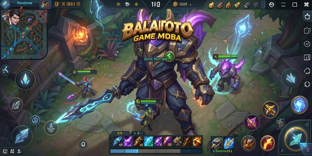 Tampilan seru dari gameplay BALAITOTO di arena pertempuran.