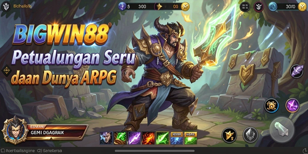 Gameplay seru dalam BIGWIN88 menanti para petualang ARPG.