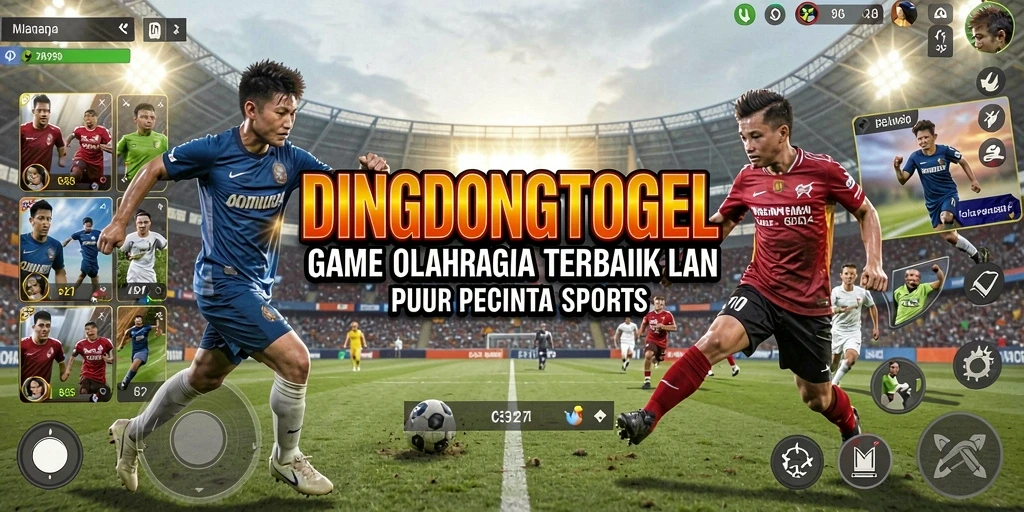 Tangkapan layar gameplay DINGDONGTOGEL dengan aksi olahraga yang mendebarkan.