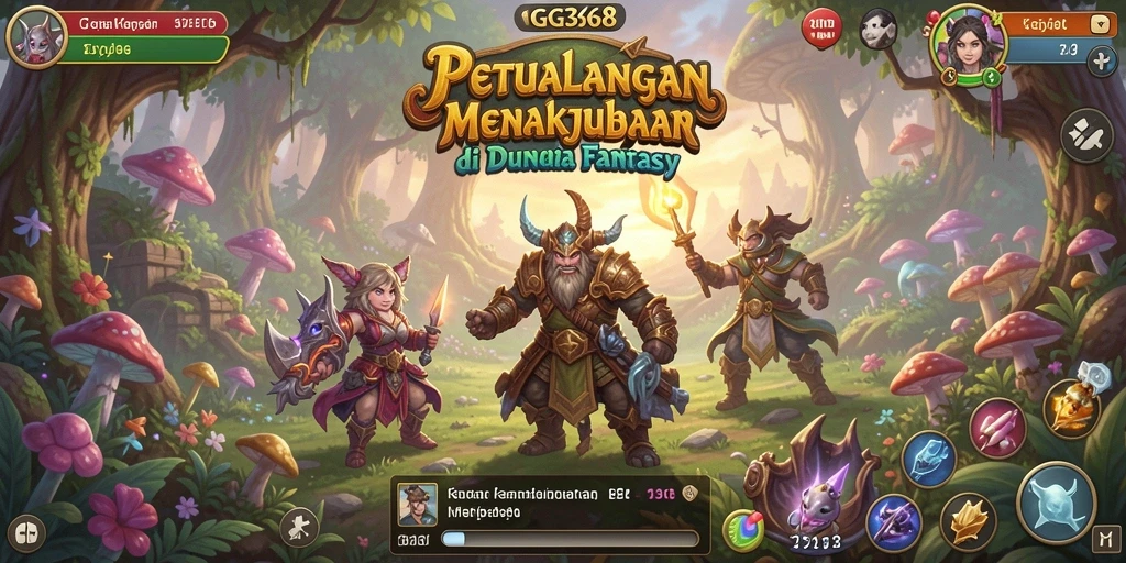 Screenshot dari gameplay GG368 yang menampilkan aksi petualangan yang mendebarkan.