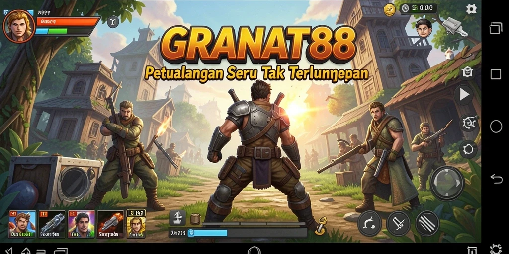 Tampilan gameplay seru dalam petualangan di GRANAT88