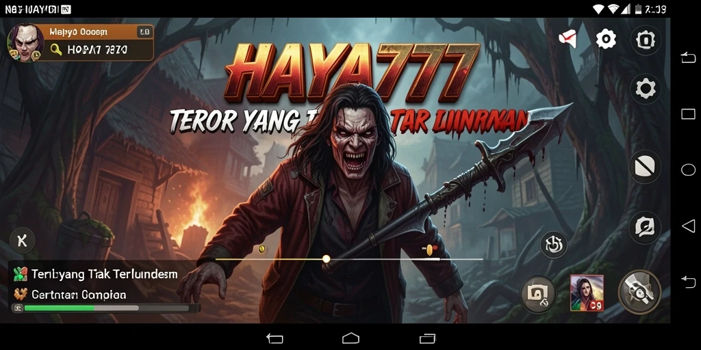 Gameplay menegangkan dari HAYA777 dengan suasana Horror yang mencekam.