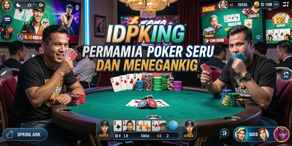 Gameplay Poker yang mendebarkan di IDPKING yang penuh aksi.