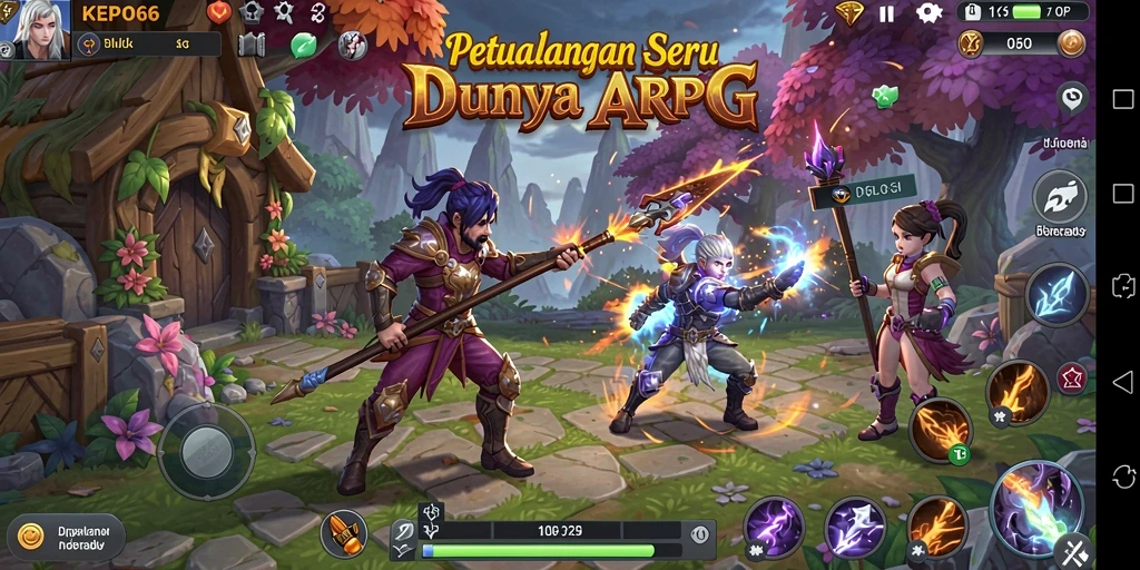 Tangkapan layar gameplay KEPO66 yang menampilkan aksi seru dan grafis menawan.