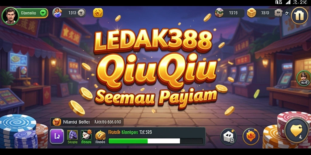 Tampilan gameplay QiuQiu yang seru dan menarik di LEDAK388.