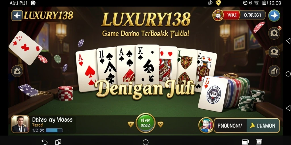 Screenshot gameplay LUXURY138 yang menampilkan aksi seru permainan Domino.