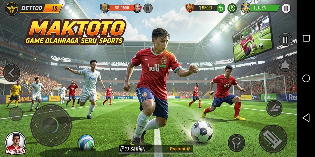 Tampilan utama gameplay <strong>MAKTOTO</strong> yang dinamis dan mengasyikkan dalam olahraga.