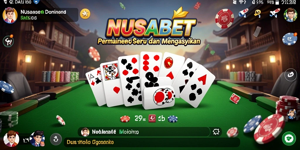 Tampilan gameplay utama NUSABET yang mengasyikkan.