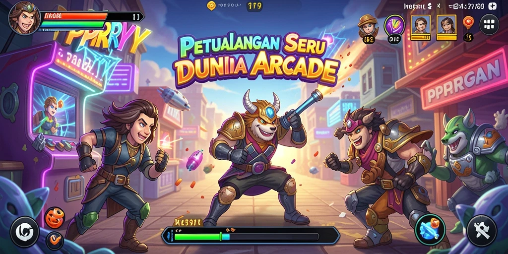 Gameplay seru PPRRYY yang menantang dan penuh warna.
