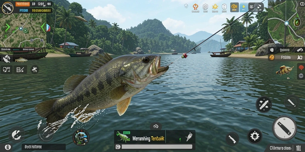 Tampilan gameplay PT89 yang menakjubkan saat menangkap ikan.