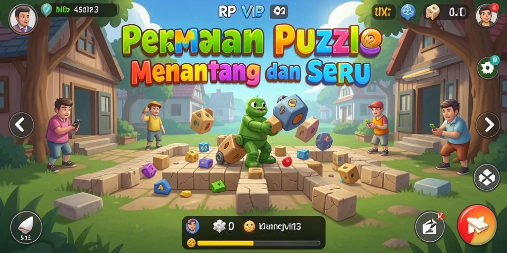 Tampilan gameplay RPVIP3 yang penuh tantangan.