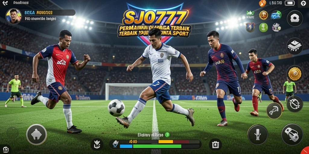 Screenshot SJO777 menampilkan gameplay seru dengan aksi olahraga mendebarkan.