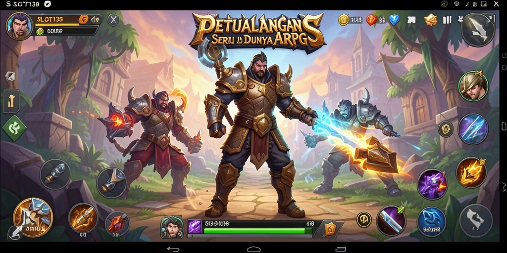 Tampilan menarik dari gameplay SLOT138 dengan pertarungan ARPG yang intens.