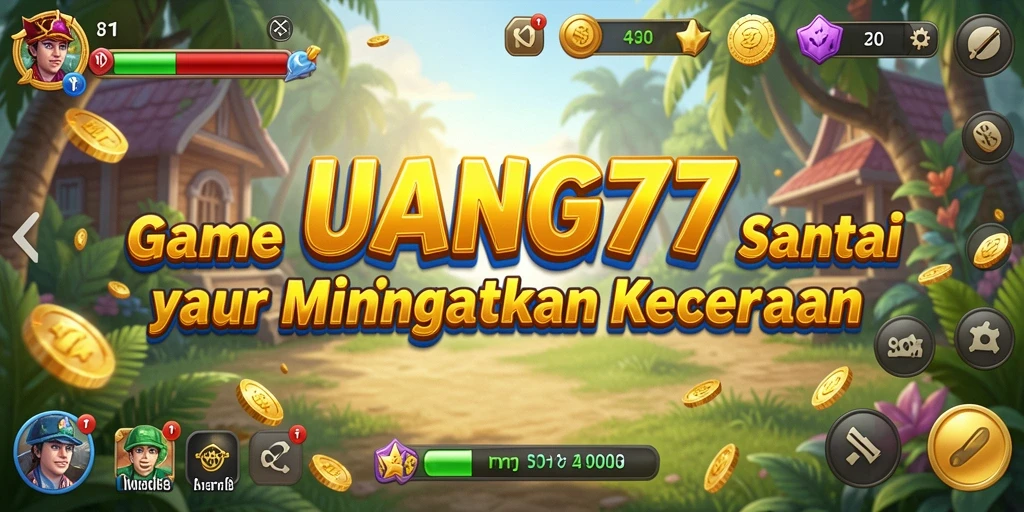 Tampilan gameplay UANG77 yang seru dan menghibur.