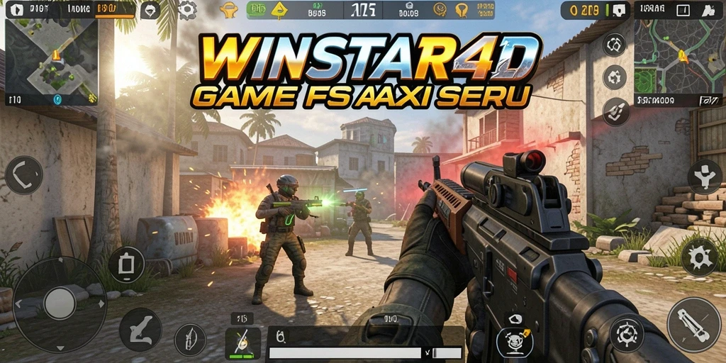 Gameplay seru di WINSTAR4D dengan aksi tembak-menembak yang mendebarkan.