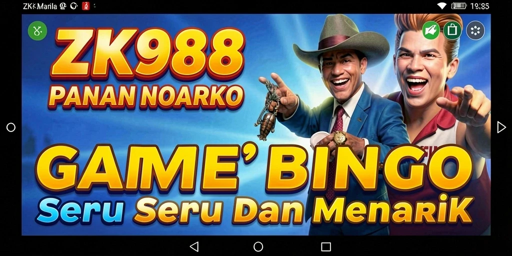 Gameplay menarik Bingo di ZK988 dengan suasana seru.